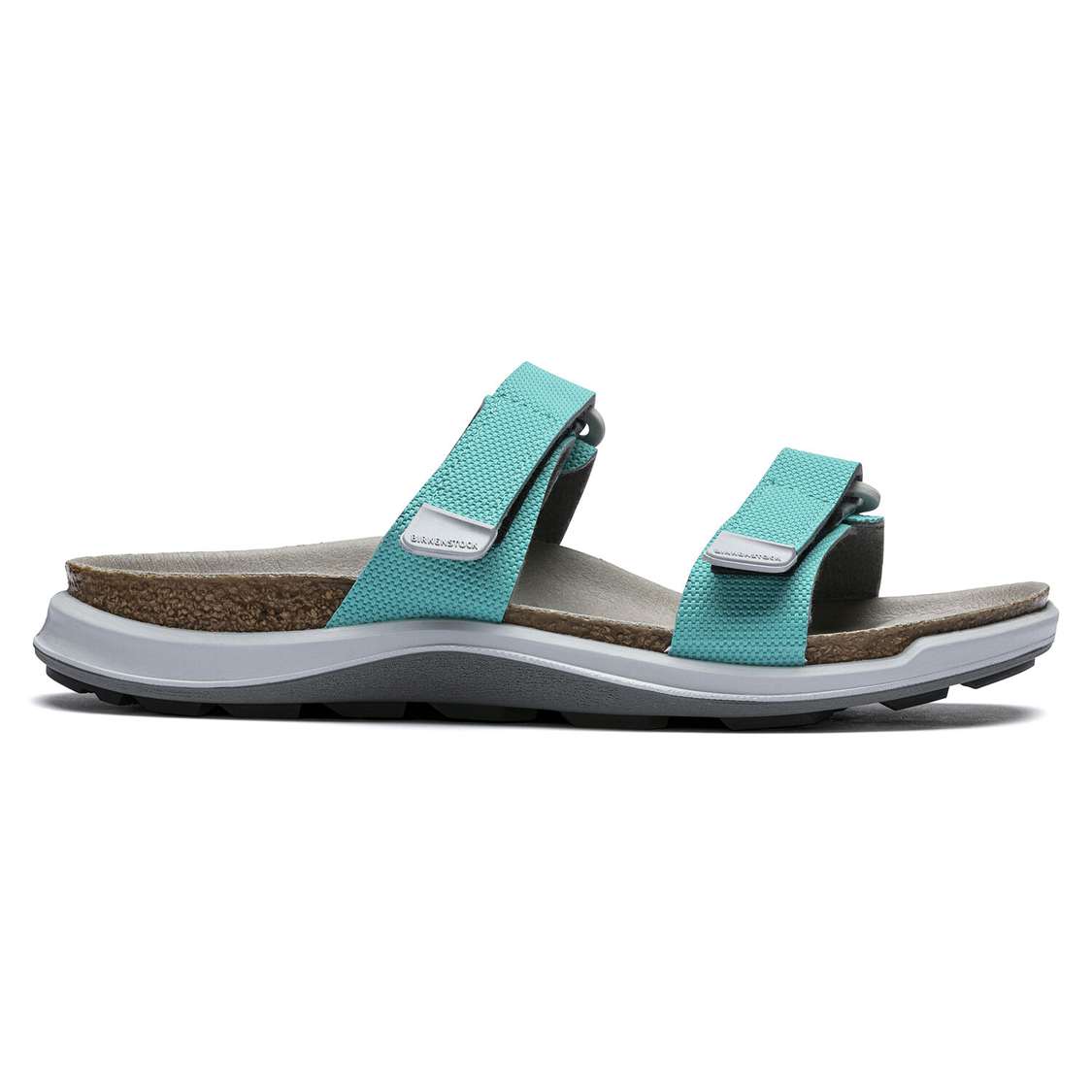 Light Turquoise Birkenstock Sahara Birko-Flor Women's Two Strap Sandals | j784R2UB5aQ