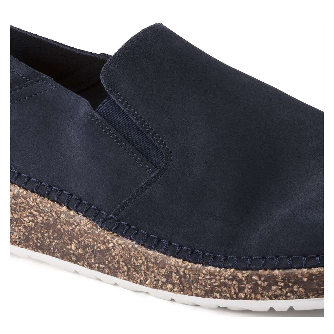 Navy Birkenstock Callan Suede Leather Men's Low Shoes | EqUBkT8GsoU