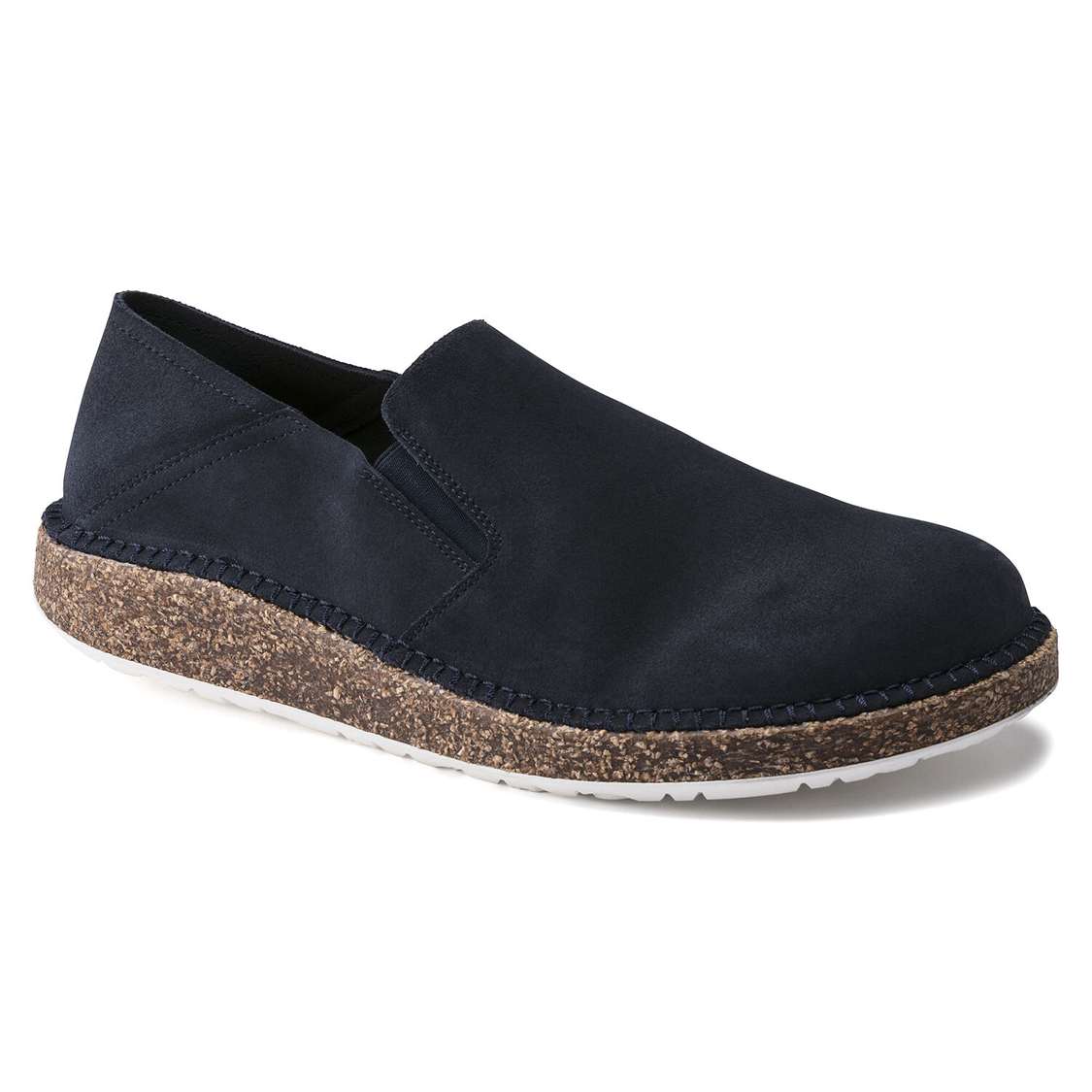 Navy Birkenstock Callan Suede Leather Men\'s Low Shoes | EqUBkT8GsoU