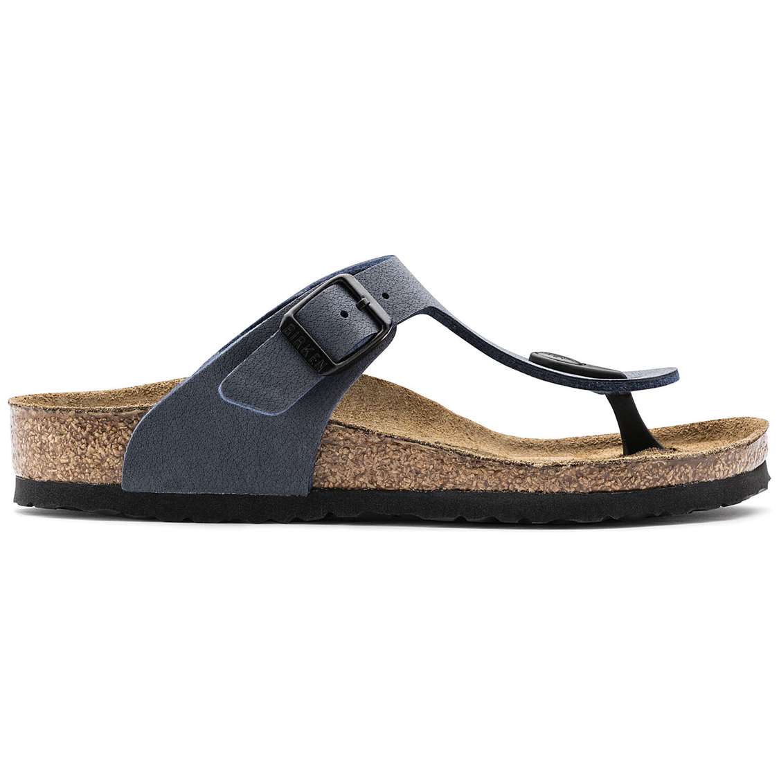 Navy Birkenstock Gizeh Birkibuc Kids' Boys Sandals | FuQA77IjbSl