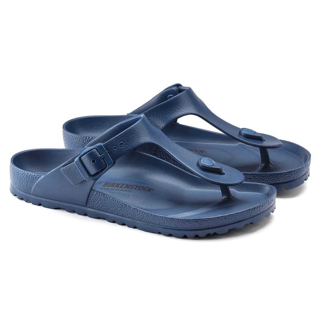 Navy Birkenstock Gizeh Essentials EVA Men's Water Friendly Sandals | zRWCcRrSuef