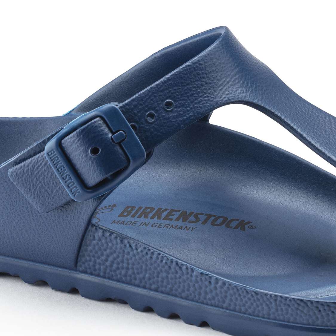 Navy Birkenstock Gizeh Essentials EVA Men's Water Friendly Sandals | zRWCcRrSuef