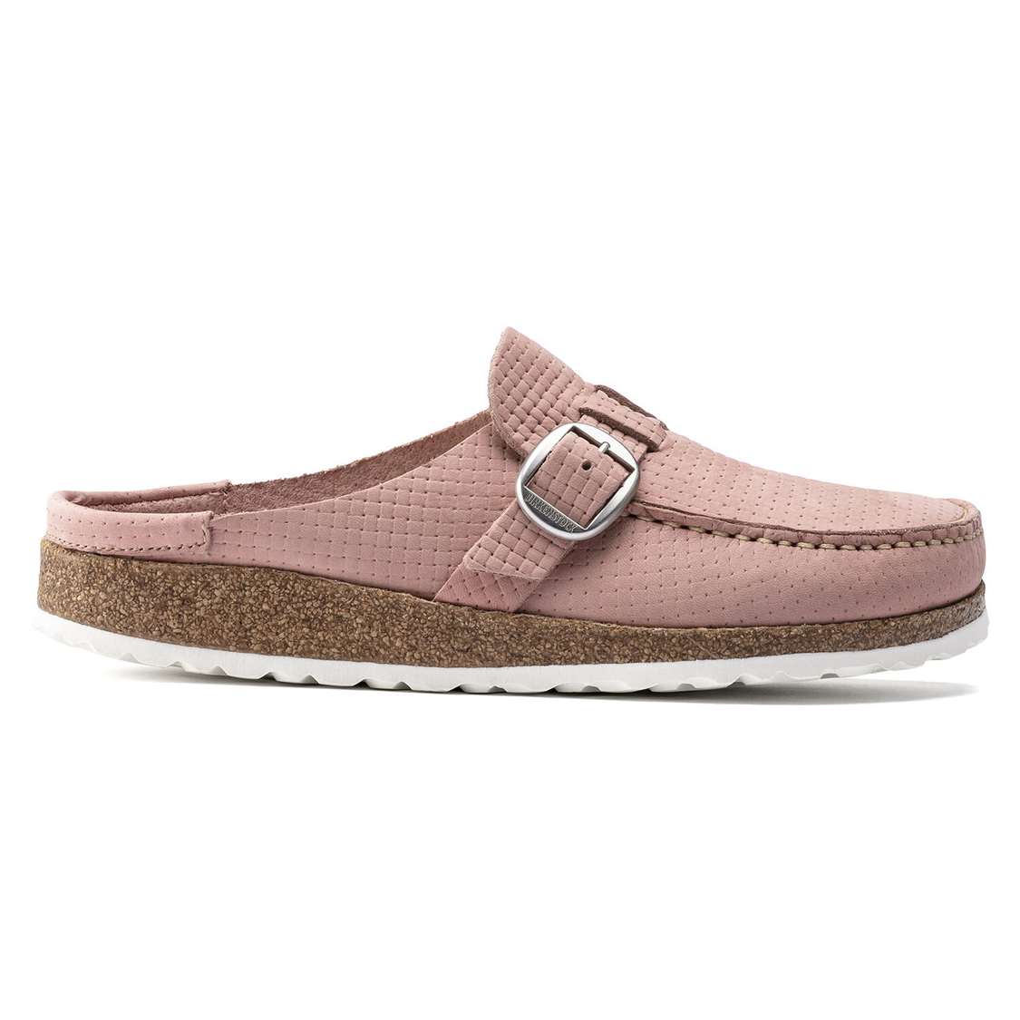 Pink Birkenstock Buckley Nubuck Leather Women's Clogs | RKHgd7EQLki