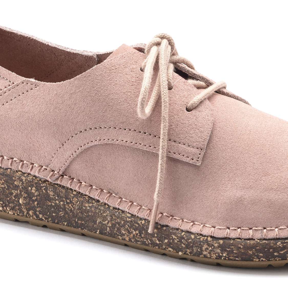 Pink Birkenstock Gary Suede Leather Men's Lace Up Shoes | jWjgxXwm9mN