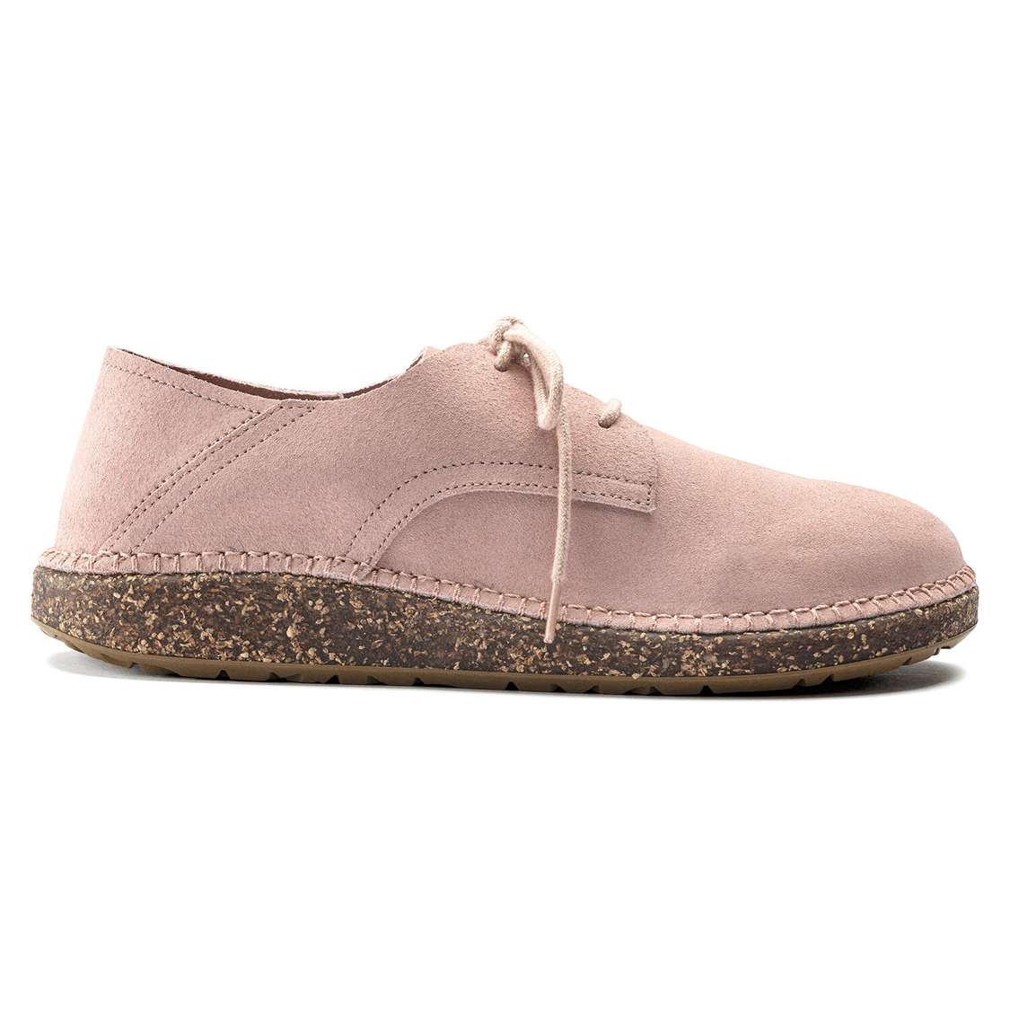 Pink Birkenstock Gary Suede Leather Men's Lace Up Shoes | jWjgxXwm9mN