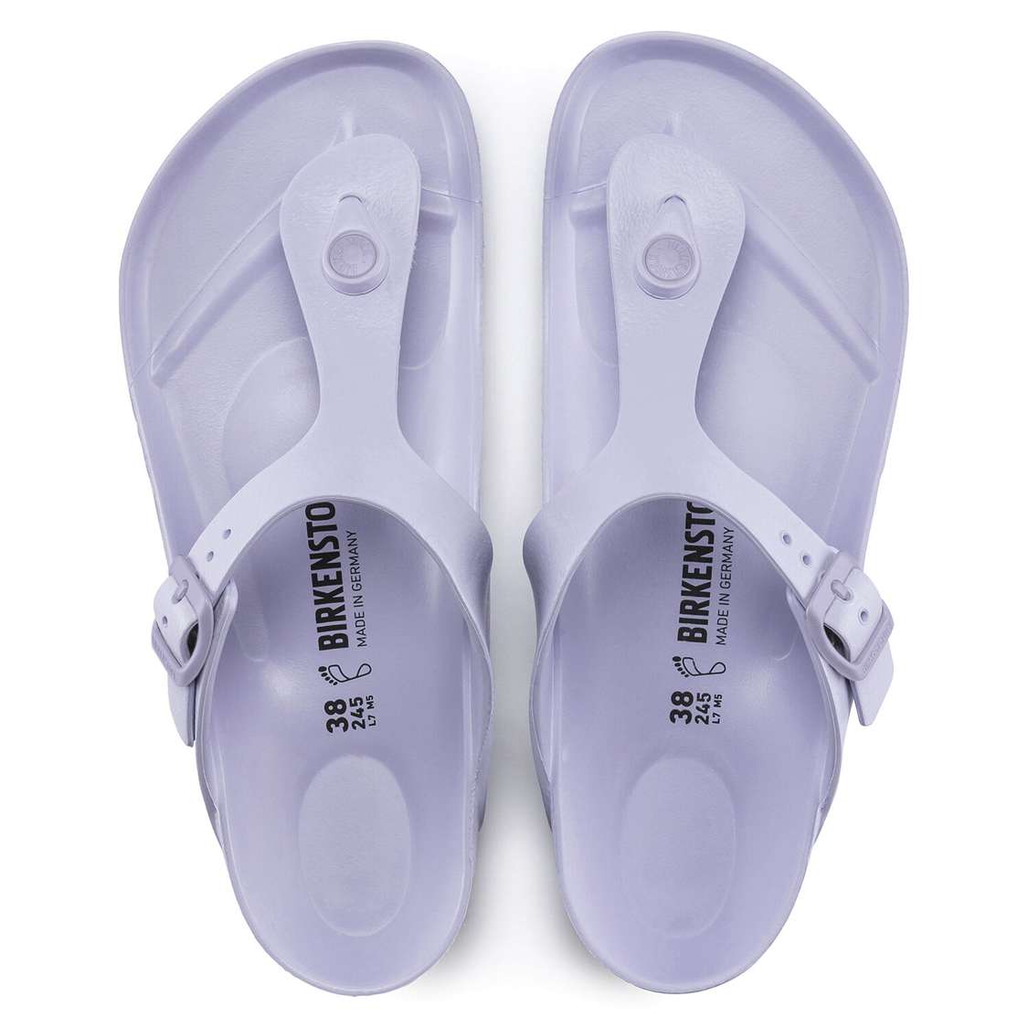 Purple Birkenstock Gizeh Essentials EVA Women's Water Friendly Sandals | 3LbWypFG8gd