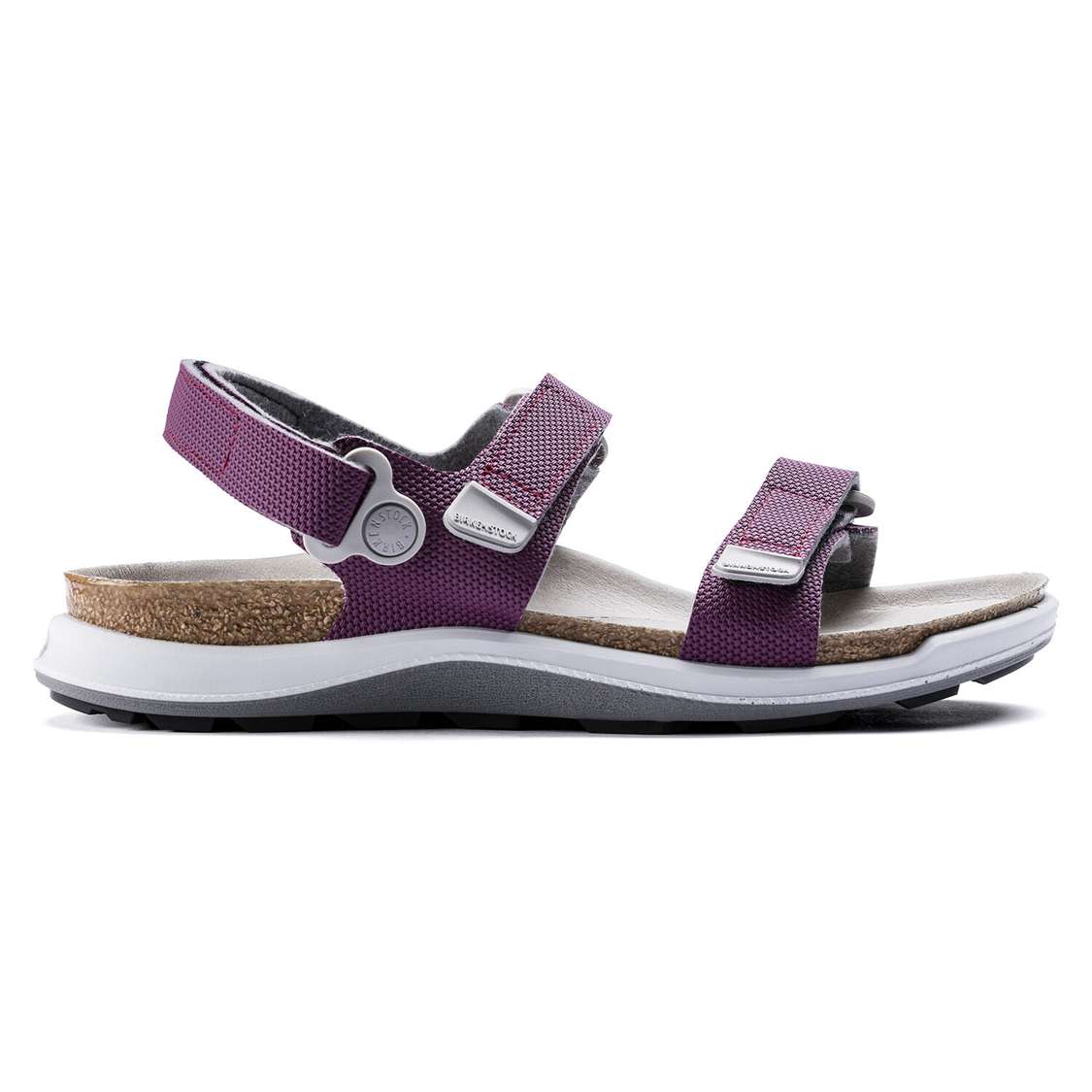 Purple Birkenstock Kalahari Birko-Flor Women's Two Strap Sandals | 26uj1sPf4eC