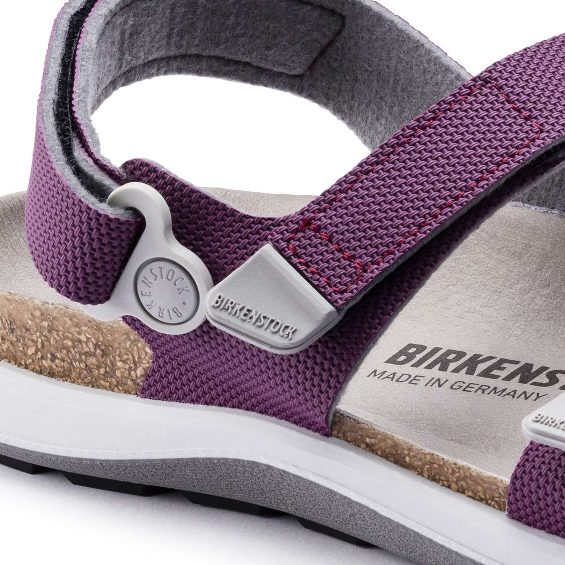 Purple Birkenstock Kalahari Birko-Flor Women's Two Strap Sandals | 26uj1sPf4eC