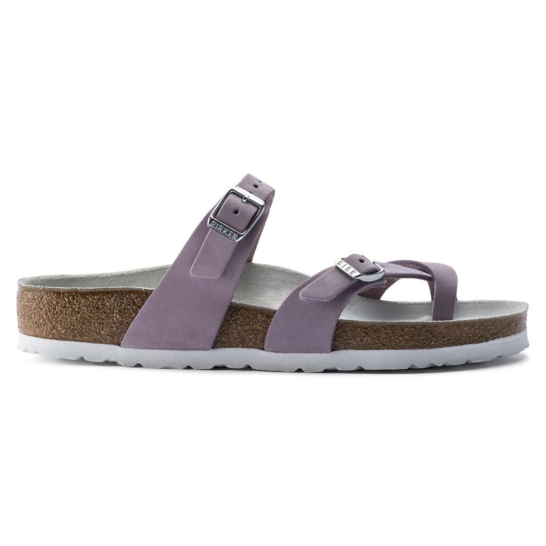 Purple Birkenstock Mayari Nubuck Leather Women's Two Strap Sandals | 33A7kPbb8Fv