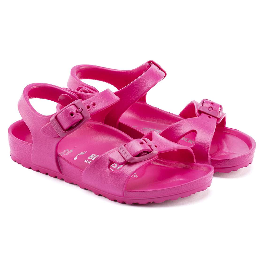 Purple Birkenstock Rio Essentials EVA Kids' Girls Sandals | Og96msLIMqr