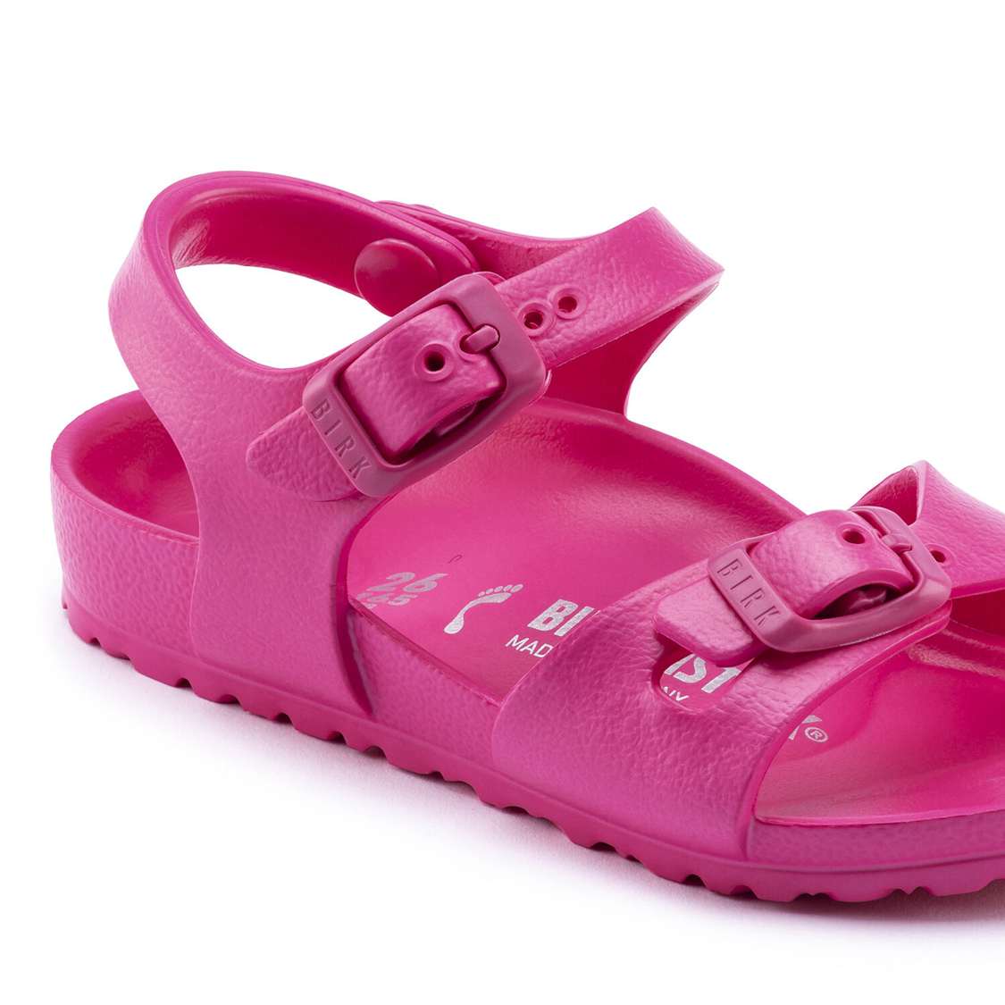 Purple Birkenstock Rio Essentials EVA Kids' Girls Sandals | Og96msLIMqr