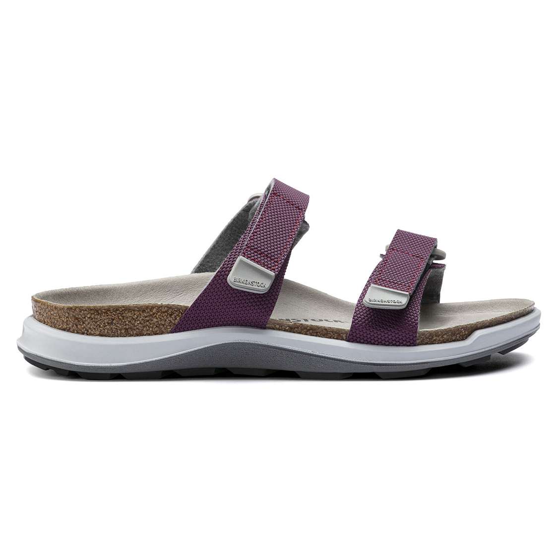 Purple Birkenstock Sahara Birko-Flor Women's Two Strap Sandals | pJjWonj5IfO