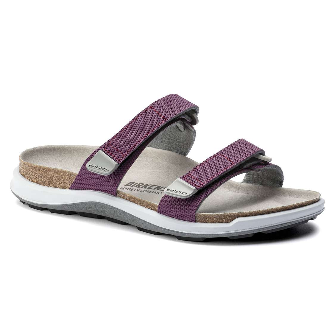 Purple Birkenstock Sahara Birko-Flor Women\'s Two Strap Sandals | pJjWonj5IfO