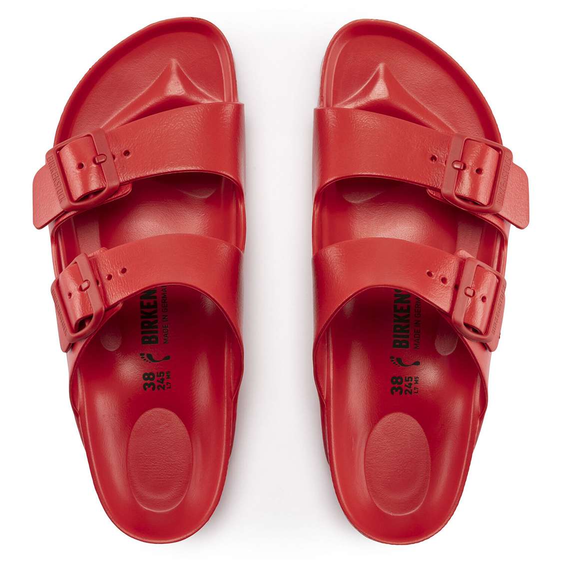 Red Birkenstock Arizona Essentials EVA Men's Water Friendly Sandals | dVZCqzr5JnS