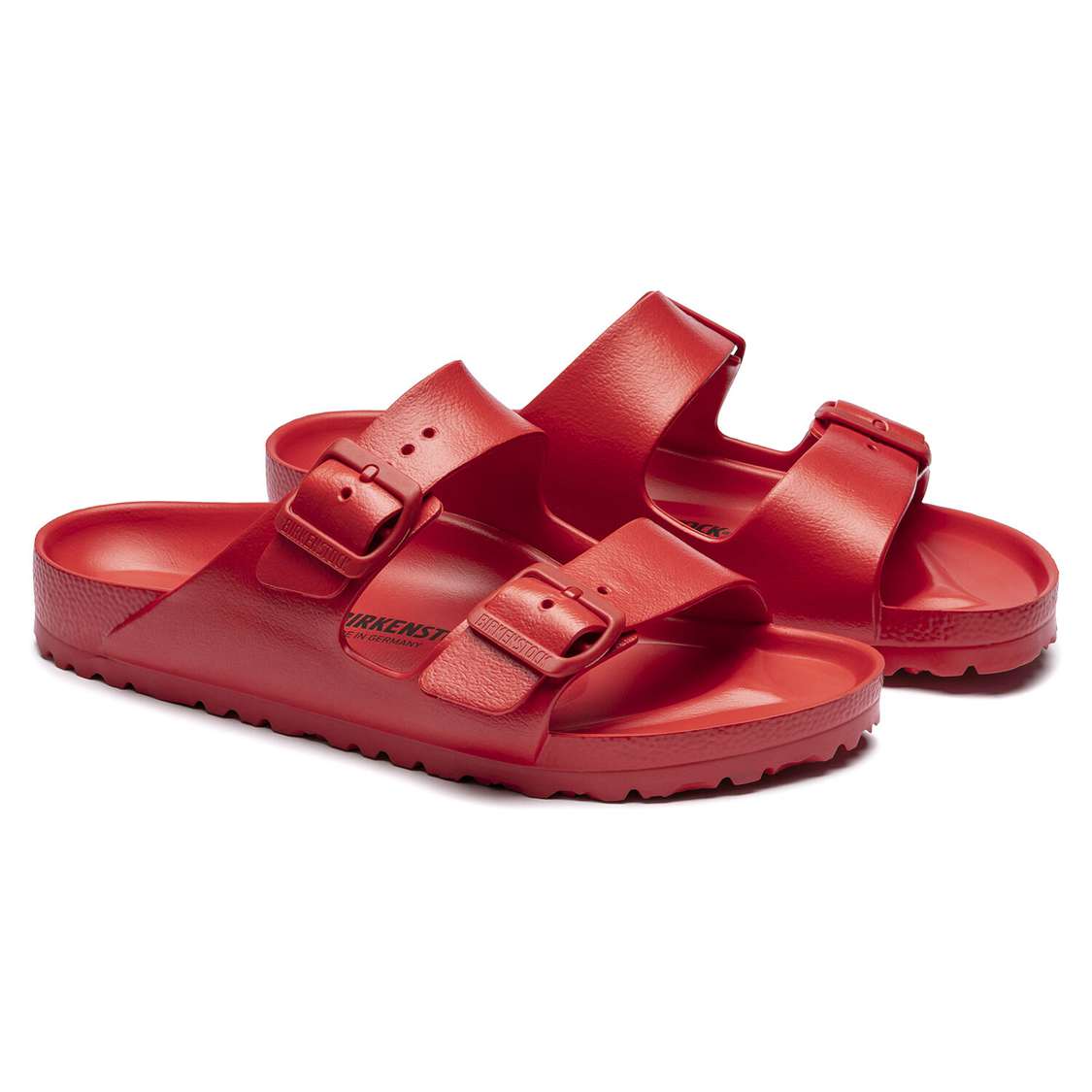 Red Birkenstock Arizona Essentials EVA Men's Water Friendly Sandals | dVZCqzr5JnS