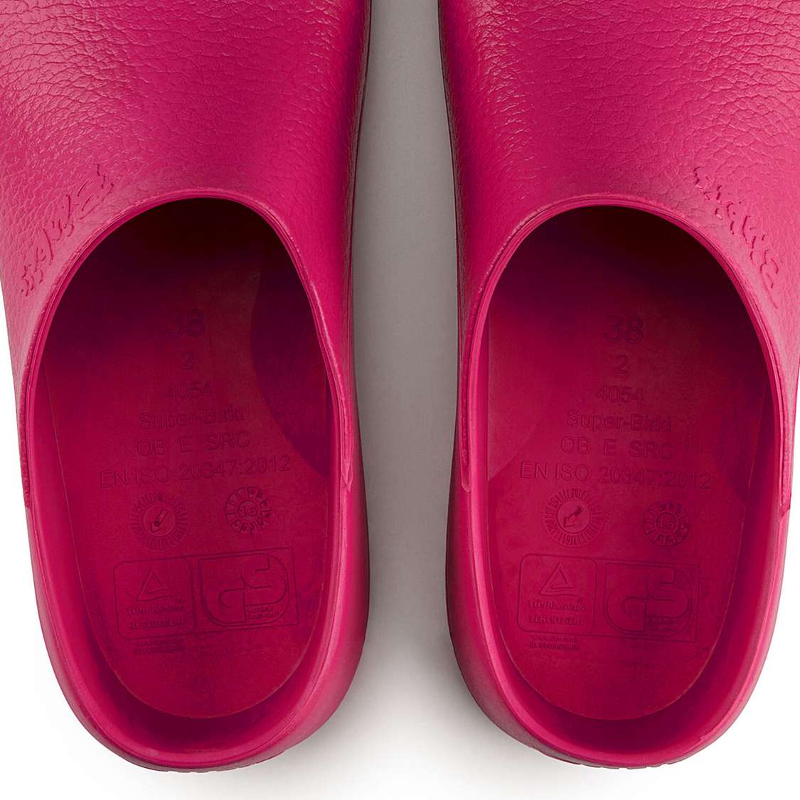 Red Birkenstock Super-Birki Polyurethane Women's Clogs | 9egmckkeOXU