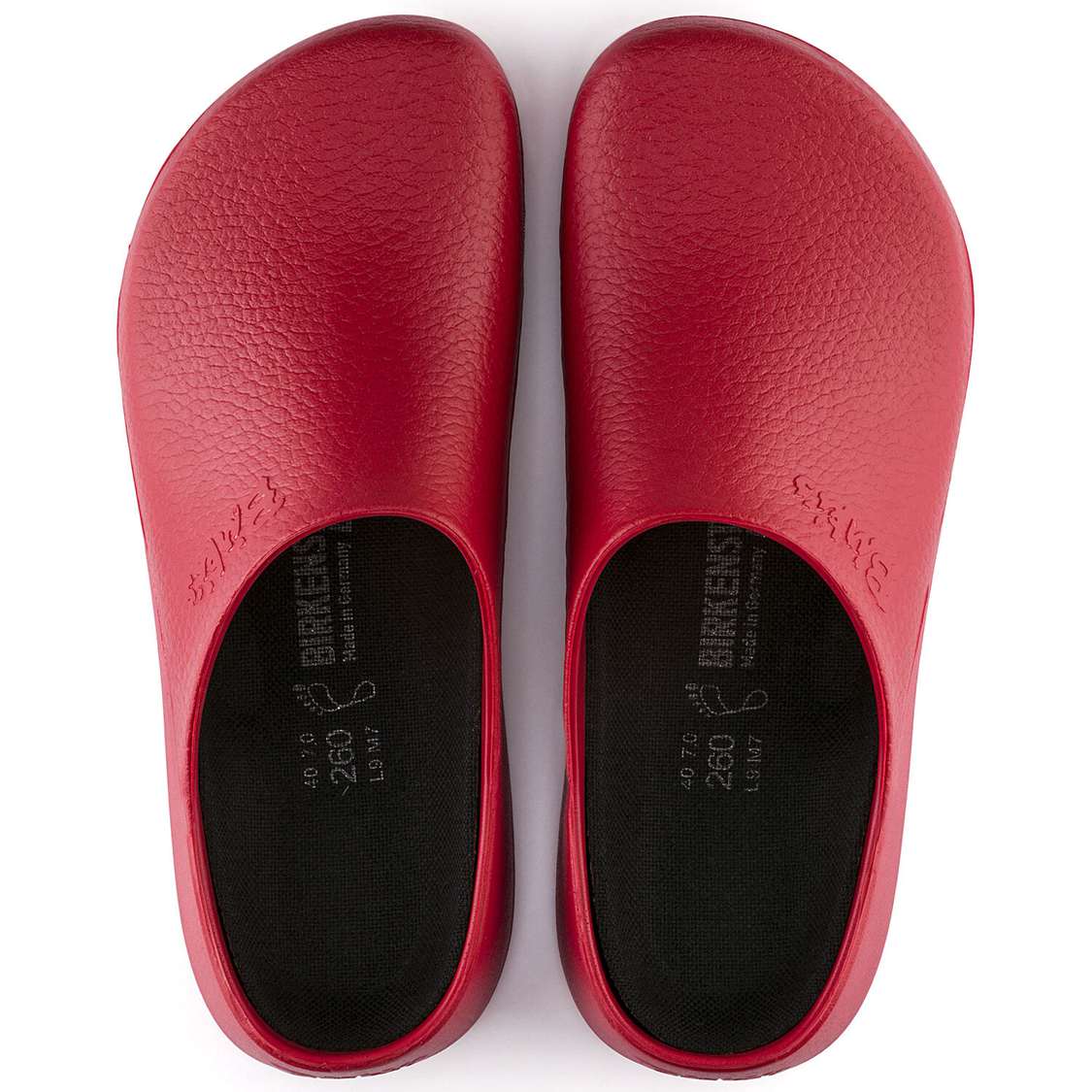 Red Birkenstock Super-Birki Polyurethane Women's Clogs | pIeqhGrc5KW