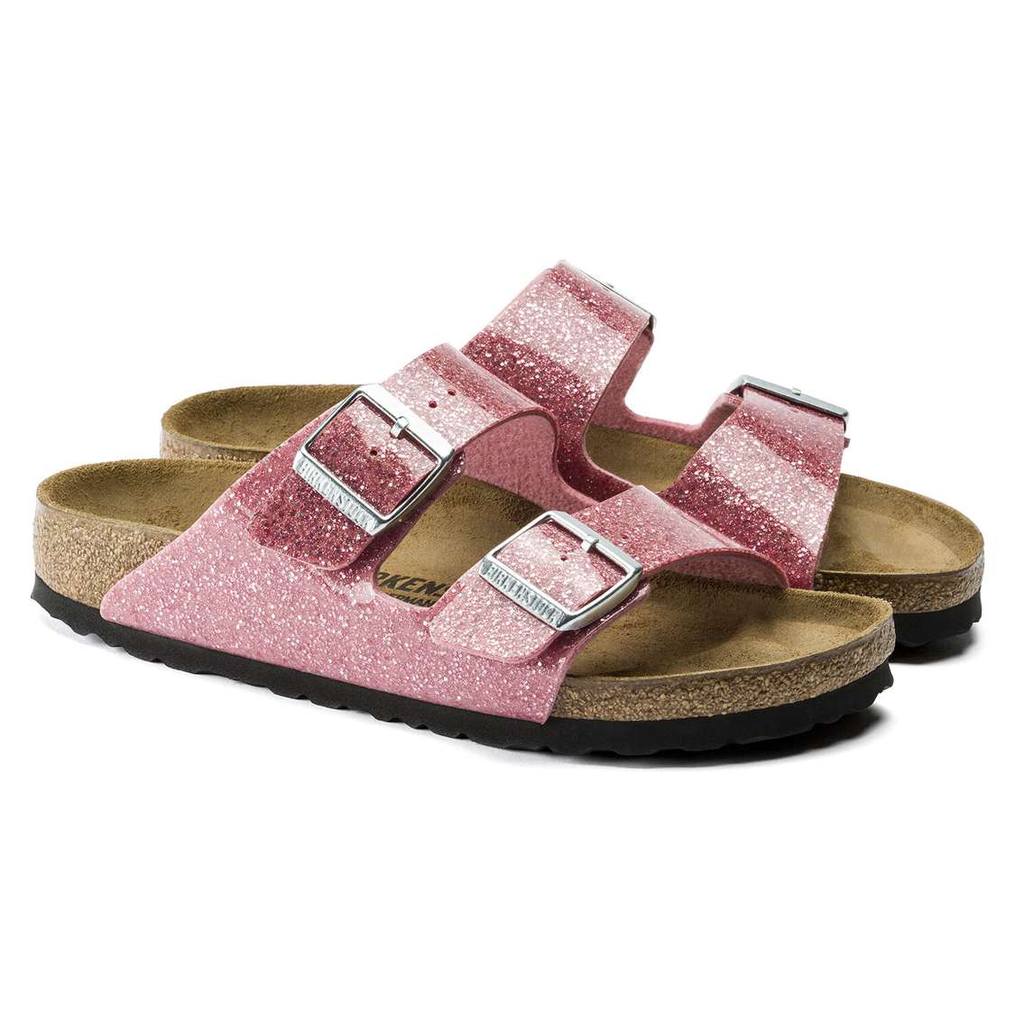 Rose Birkenstock Arizona Birko-Flor Women's Two Strap Sandals | 9fitXHWVoke