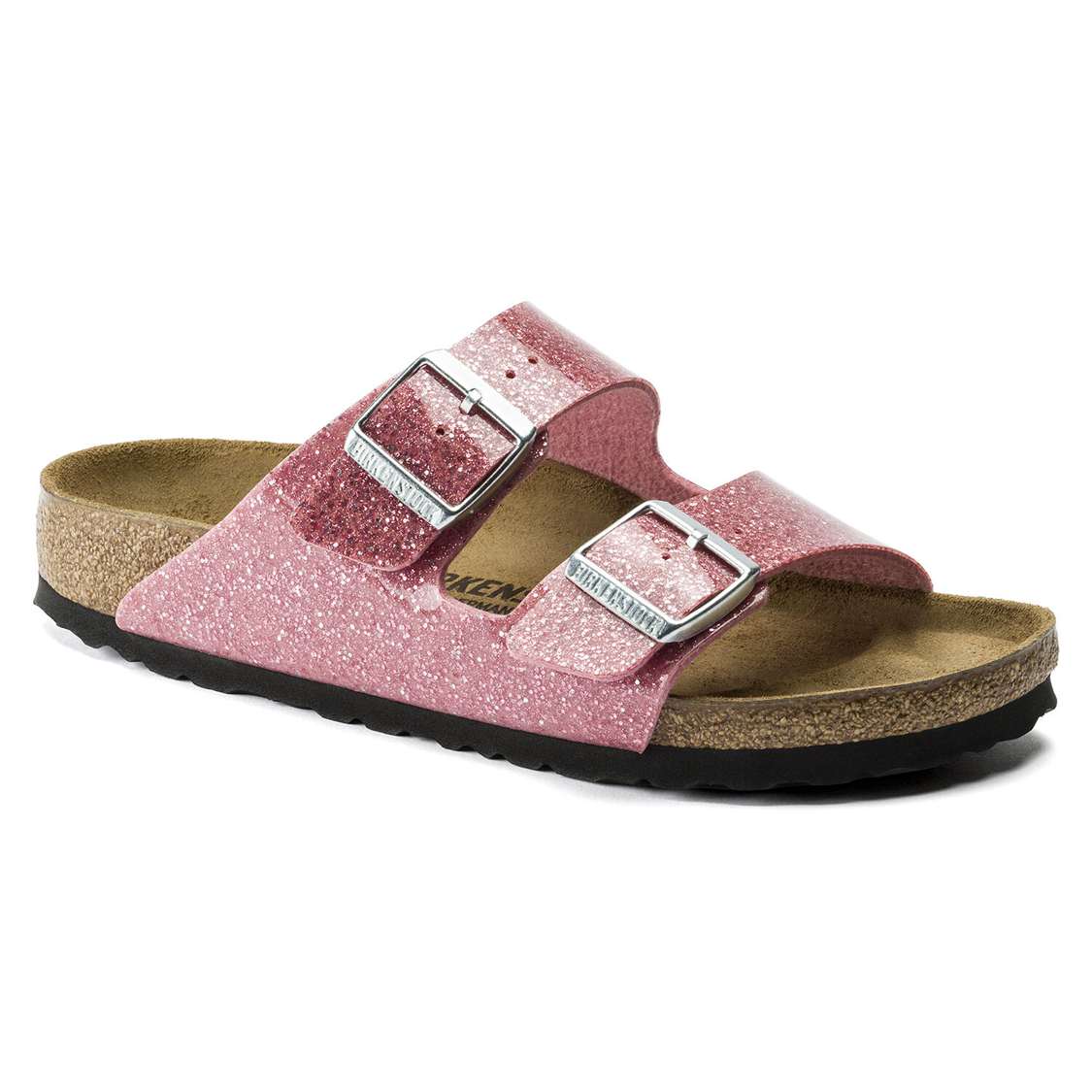 Rose Birkenstock Arizona Birko-Flor Women\'s Two Strap Sandals | 9fitXHWVoke