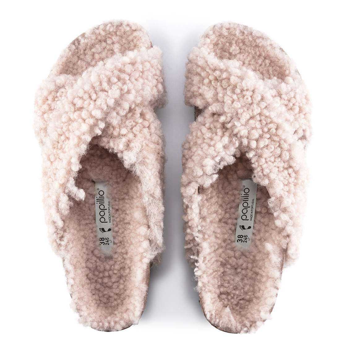 Rose Birkenstock Daytona Shearling Women's Wedges Sandals | 6kk73sFShiK