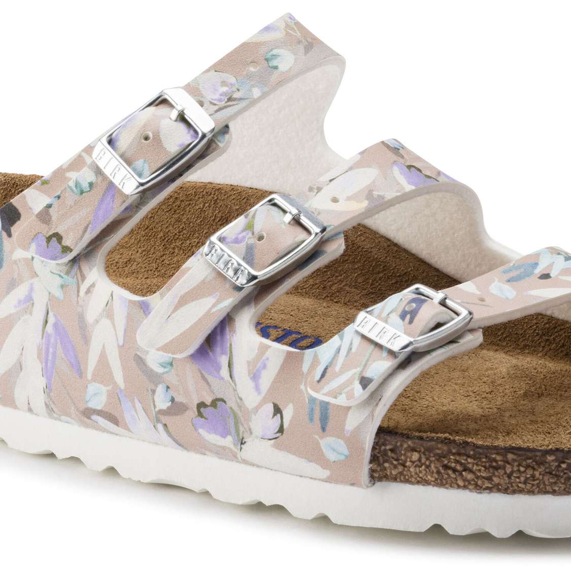 Rose Birkenstock Florida Fresh Soft Footbed Birko-Flor Women's Multi Strap Sandals | qB7utspv67f