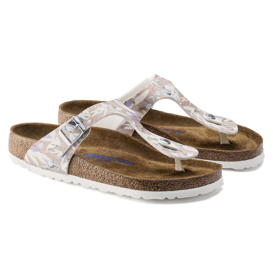 Rose Birkenstock Gizeh Soft Footbed Birko-Flor Women's Thong | Ap6pXCH5O72