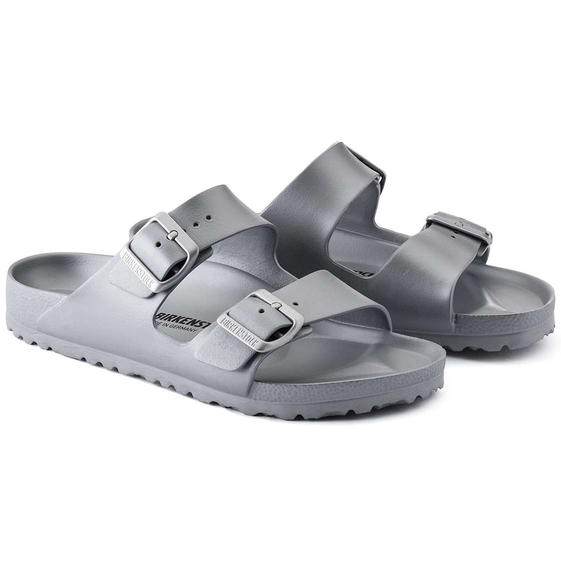 Silver Birkenstock Arizona Essentials EVA Women's Water Friendly Sandals | xUYiLOOQQpn