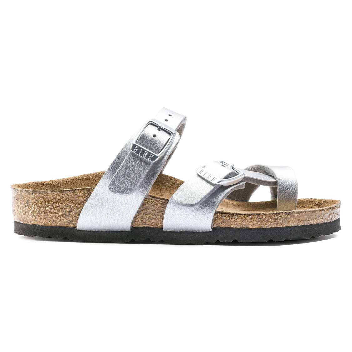 Silver Birkenstock Mayari Birko-Flor Kids' Girls Sandals | ihrfvb1E7rp