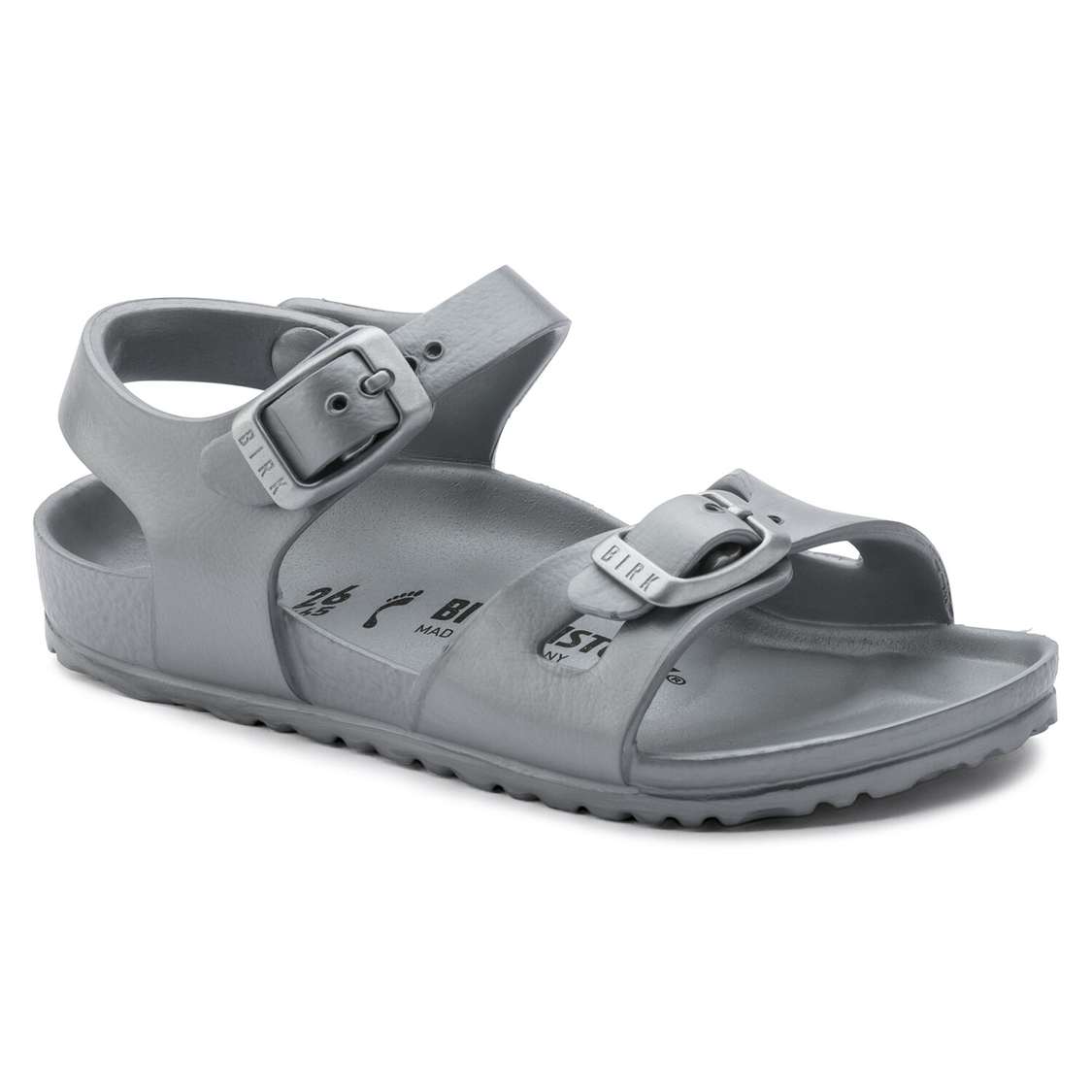 Silver Birkenstock Rio Essentials EVA Kids\' Girls Sandals | KRsFDeWol71