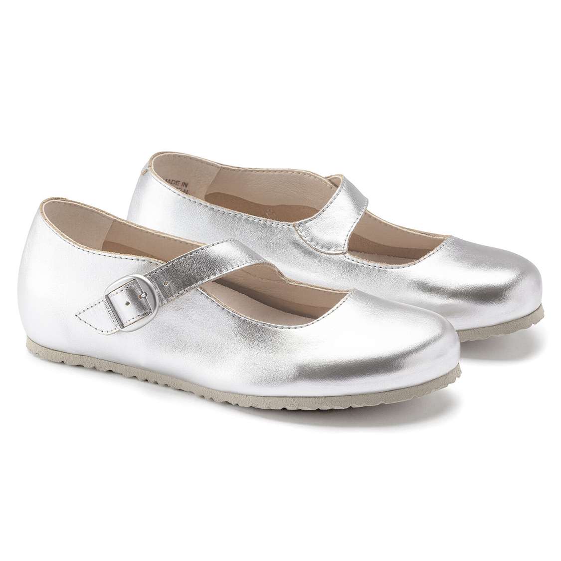 Silver Birkenstock Tracy Leather Women's Low Shoes | v9KNcA7fJfN