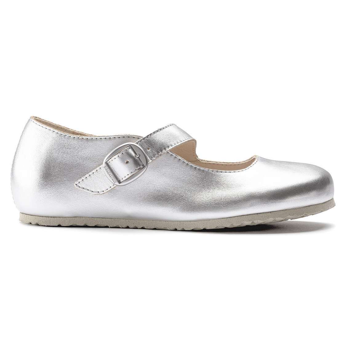 Silver Birkenstock Tracy Leather Women's Low Shoes | v9KNcA7fJfN