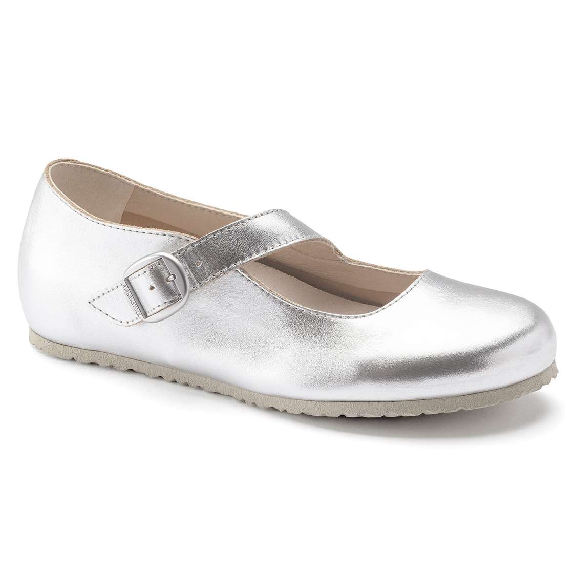 Silver Birkenstock Tracy Leather Women\'s Low Shoes | v9KNcA7fJfN