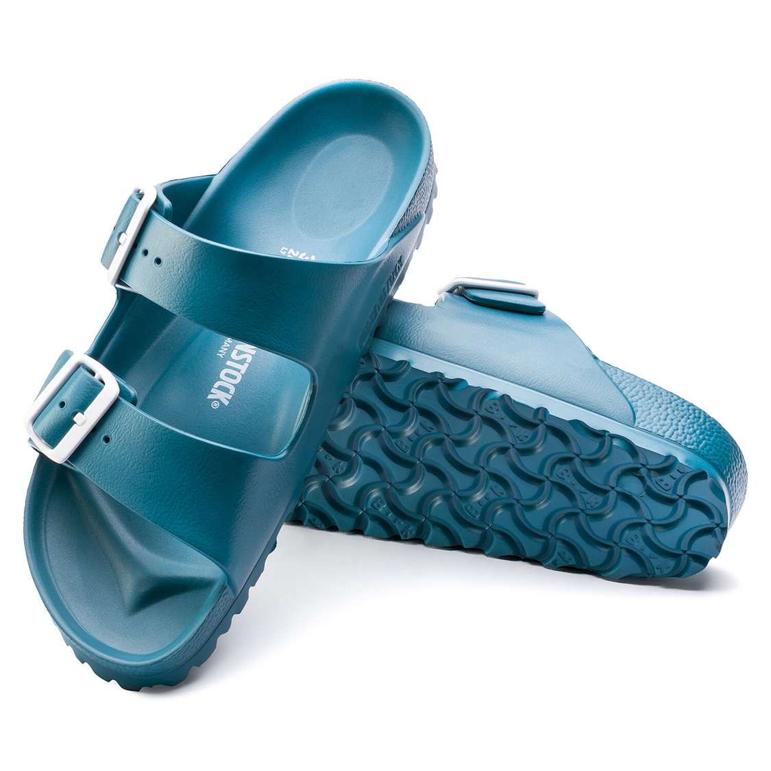 Turquoise Birkenstock Arizona Essentials EVA Men's Water Friendly Sandals | ebihVAoeyxY