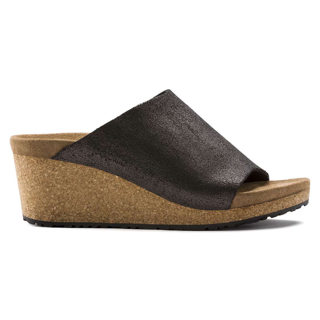 Wash Black Birkenstock Namica Suede Leather Women's Wedges Sandals | JQj9iGq9zQO