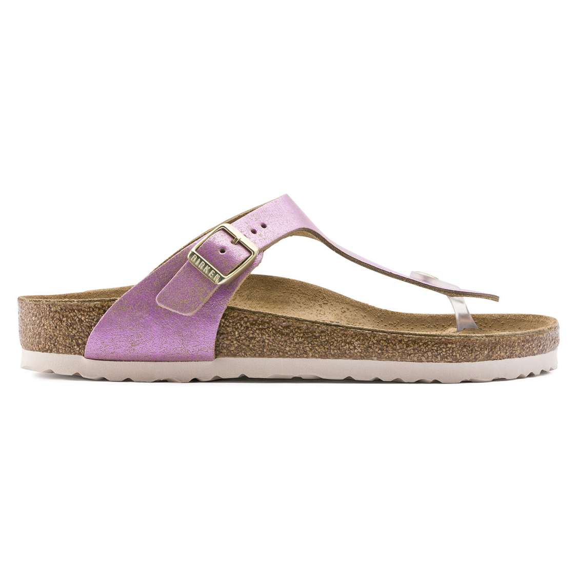 Wash Pink Birkenstock Gizeh Leather Women's Thong | tqIcvxJvxtn