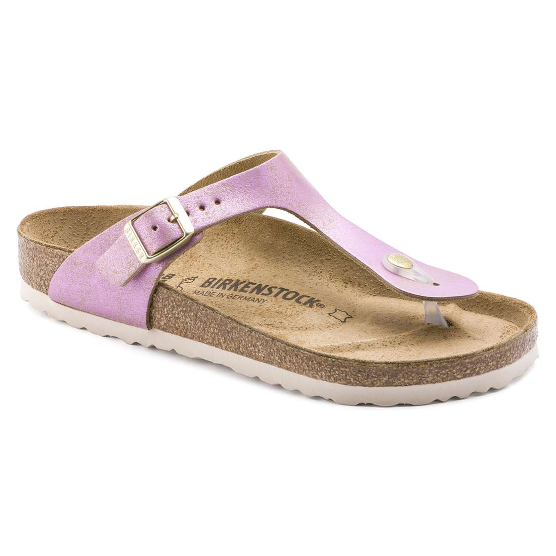 Wash Pink Birkenstock Gizeh Leather Women\'s Thong | tqIcvxJvxtn