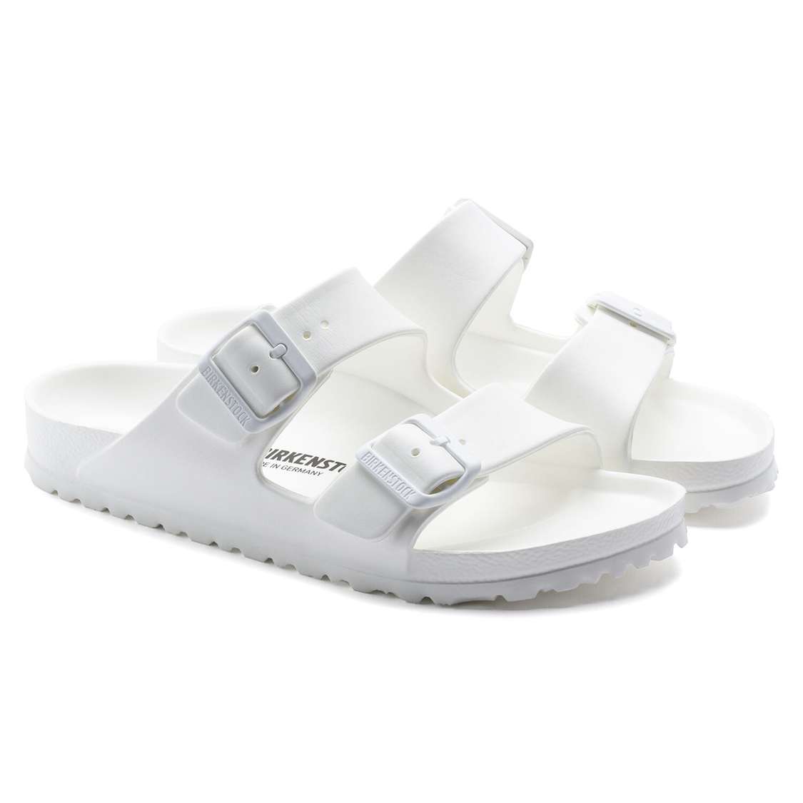 White Birkenstock Arizona Essentials EVA Women's Water Friendly Sandals | pFC2XTSdujZ