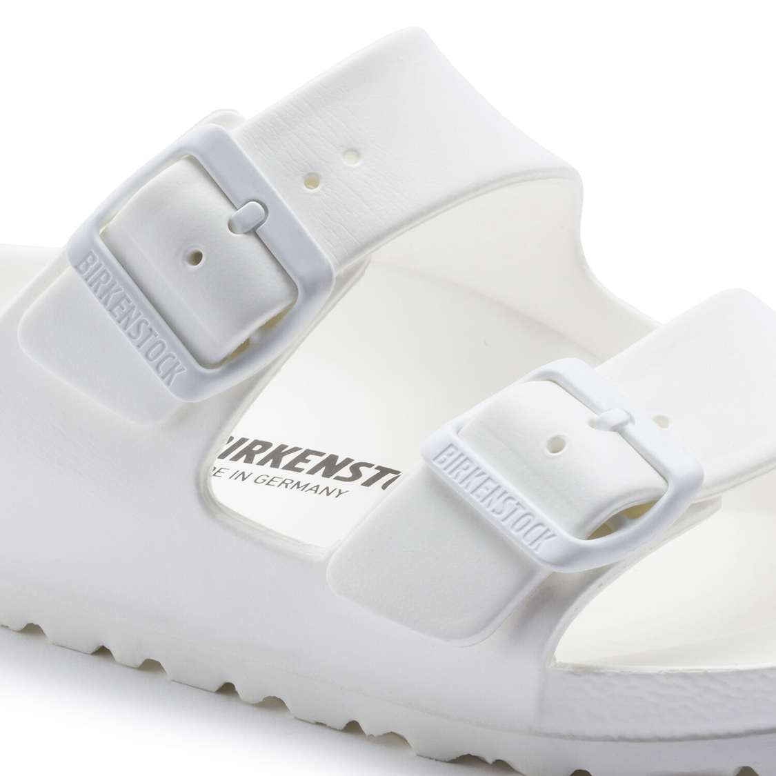 White Birkenstock Arizona Essentials EVA Women's Water Friendly Sandals | pFC2XTSdujZ