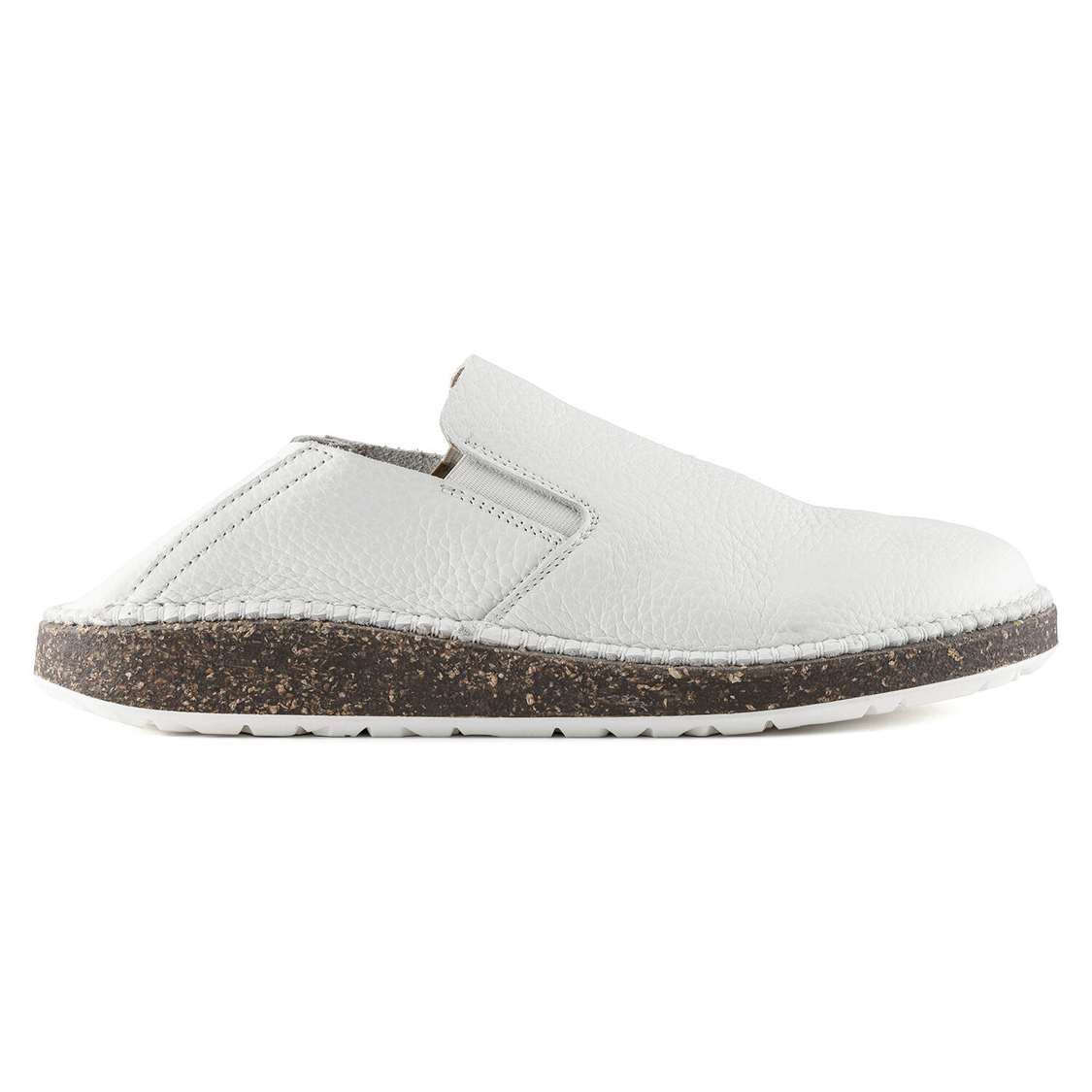 White Birkenstock Callan Leather Women's Low Shoes | LaNZK5k87mp