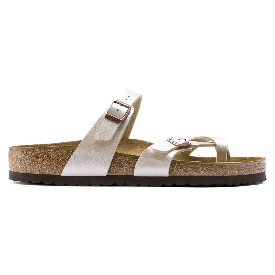 White Birkenstock Mayari Birko-Flor Women's Multi Strap Sandals | C1ktSfXcXQ6