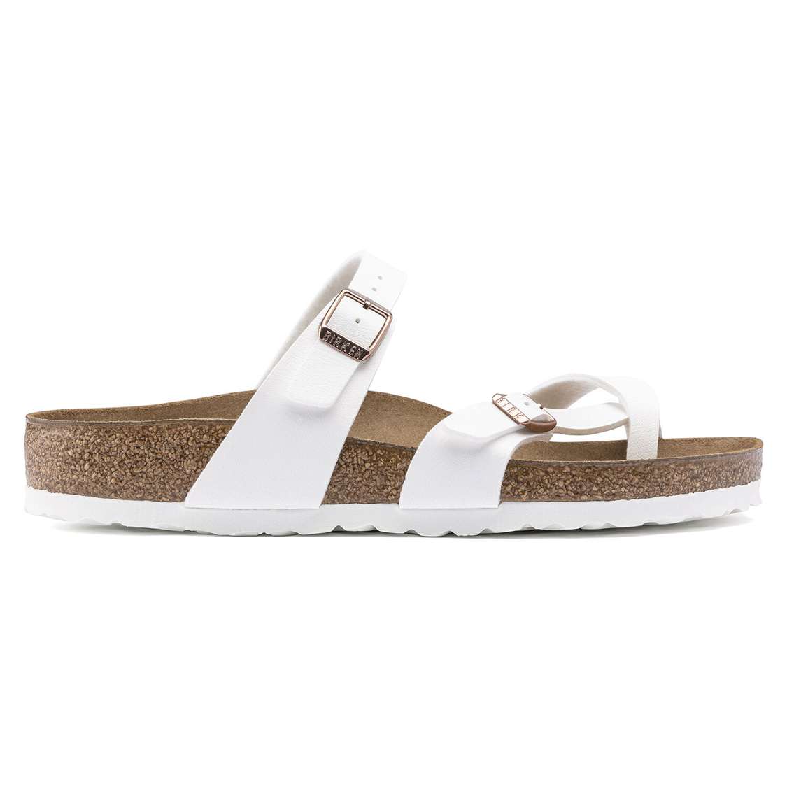 White Birkenstock Mayari Birko-Flor Women's Multi Strap Sandals | HFC5xqFiBGl