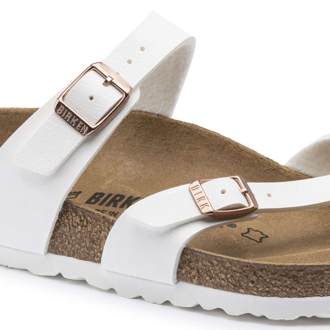 White Birkenstock Mayari Birko-Flor Women's Multi Strap Sandals | HFC5xqFiBGl