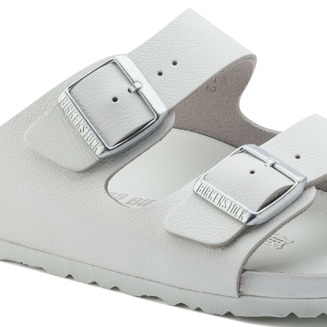 White Birkenstock Monterey Exquisite Leather Women's Two Strap Sandals | KYQSpTb2NRi