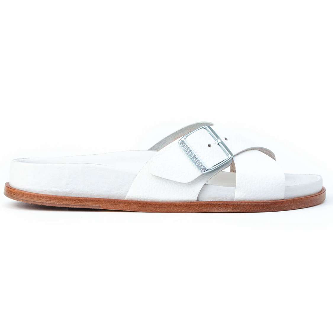 White Birkenstock Siena Exquisite Leather Women's Two Strap Sandals | LvQGFZ9jw62