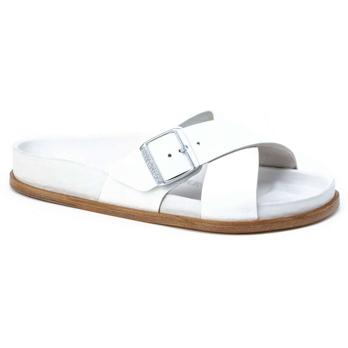 White Birkenstock Siena Exquisite Leather Women\'s Two Strap Sandals | LvQGFZ9jw62