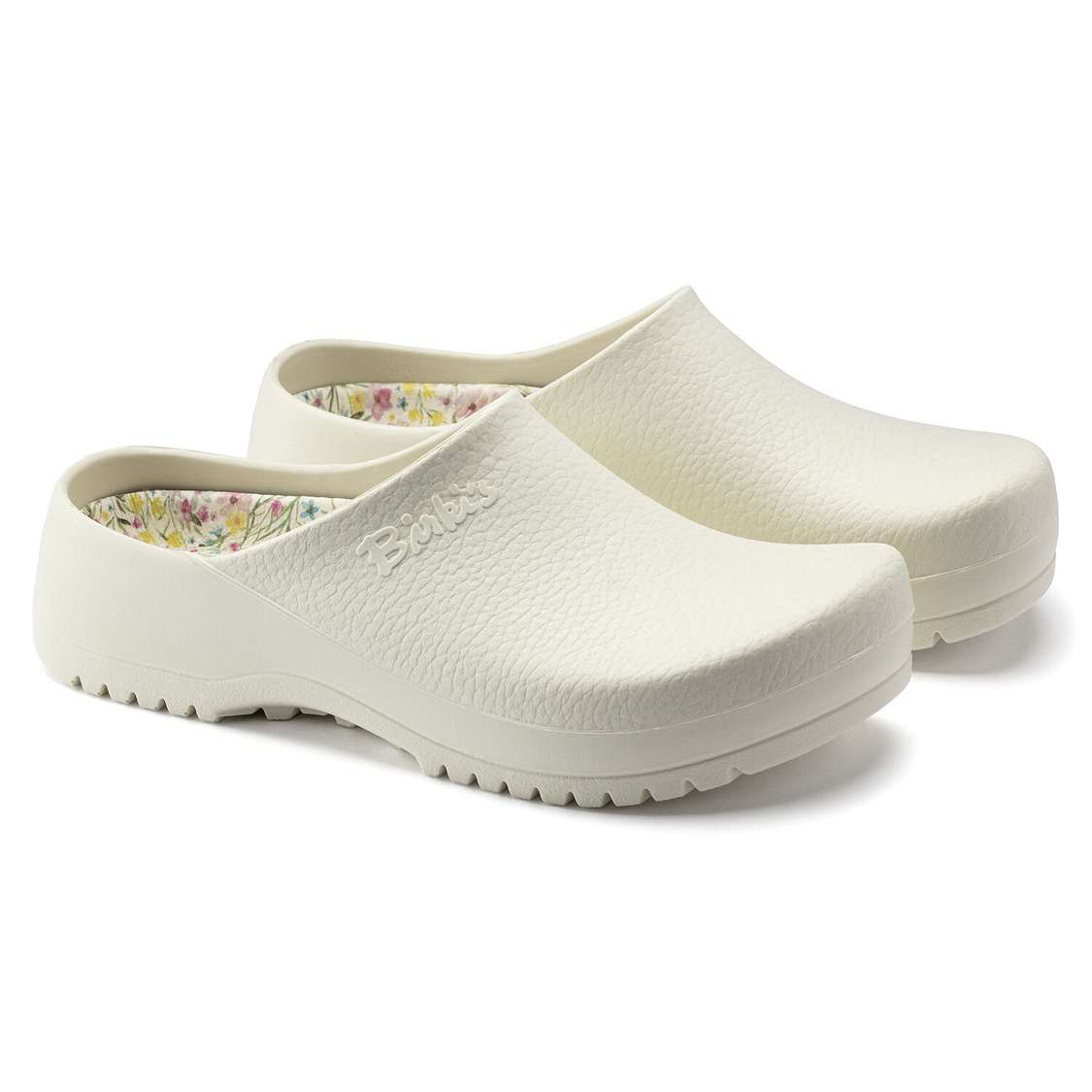 White Birkenstock Super-Birki Polyurethane Women's Clogs | HvTLahz3vVa