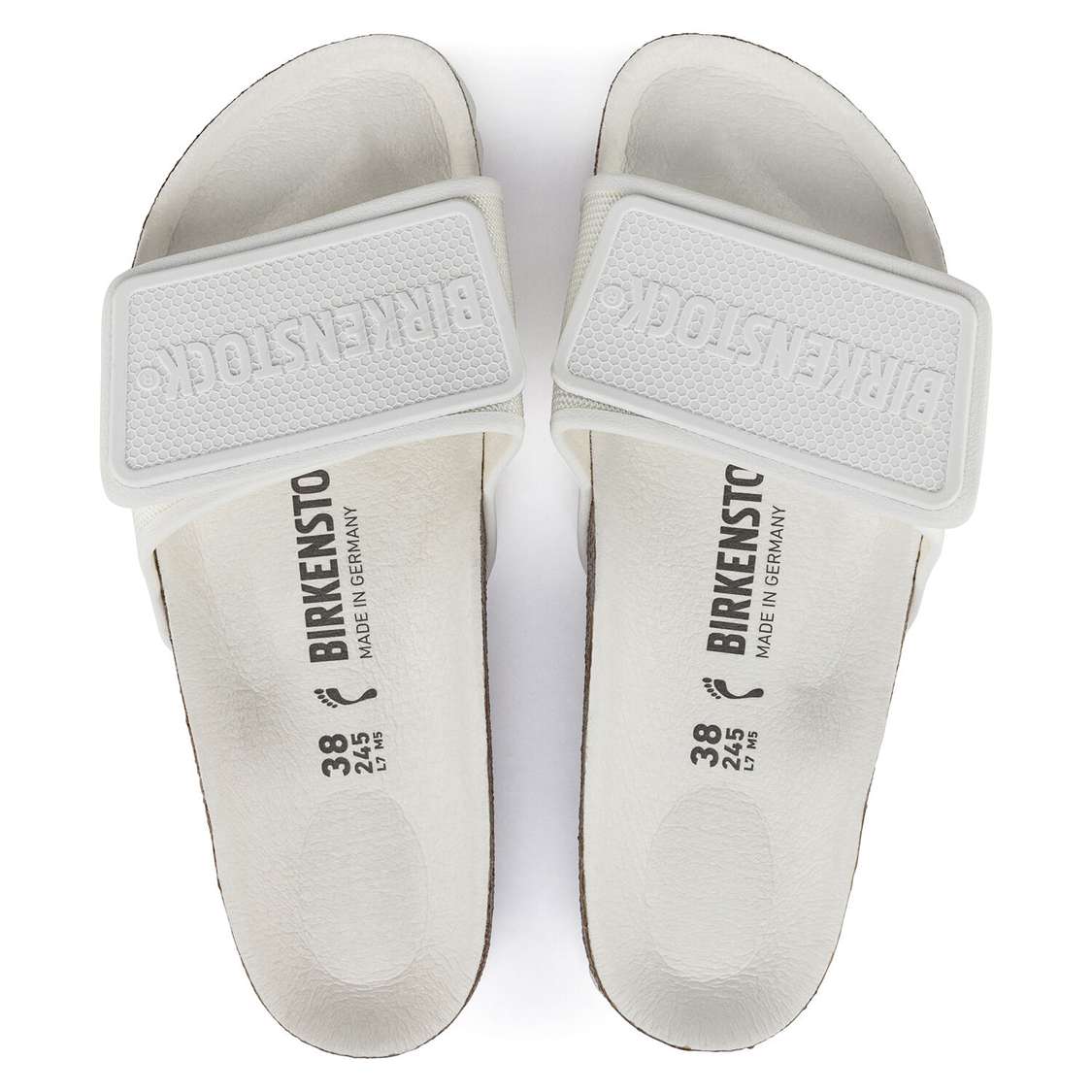 White Birkenstock Tema Microfiber Men's One Strap Sandals | RBrtPfxGaun