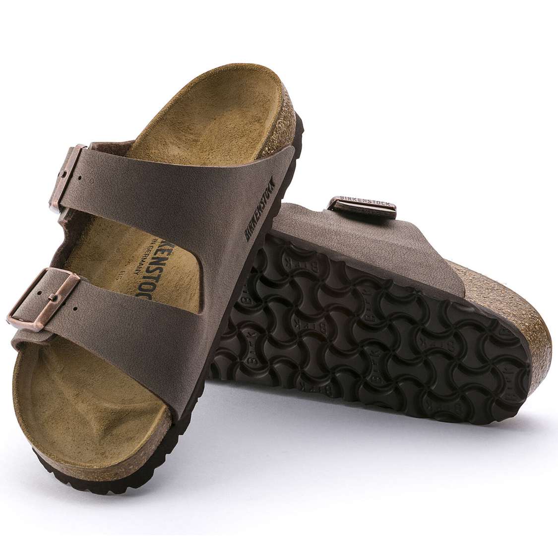 Yellow Birkenstock Arizona Birkibuc Men's Two Strap Sandals | InZfoQFRGHD