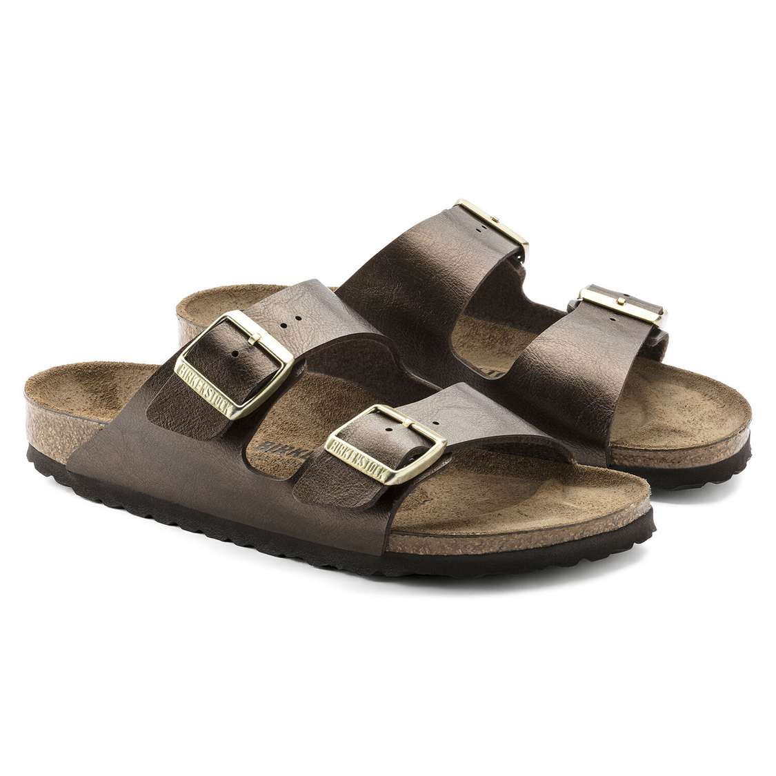 Yellow Birkenstock Arizona Birko-Flor Women's Two Strap Sandals | XRzHVc4pPaw