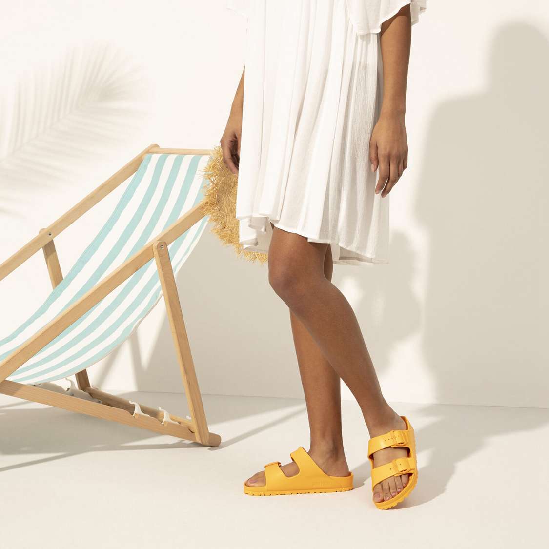 Yellow Birkenstock Arizona Essentials EVA Women's Water Friendly Sandals | AprxcudZElu